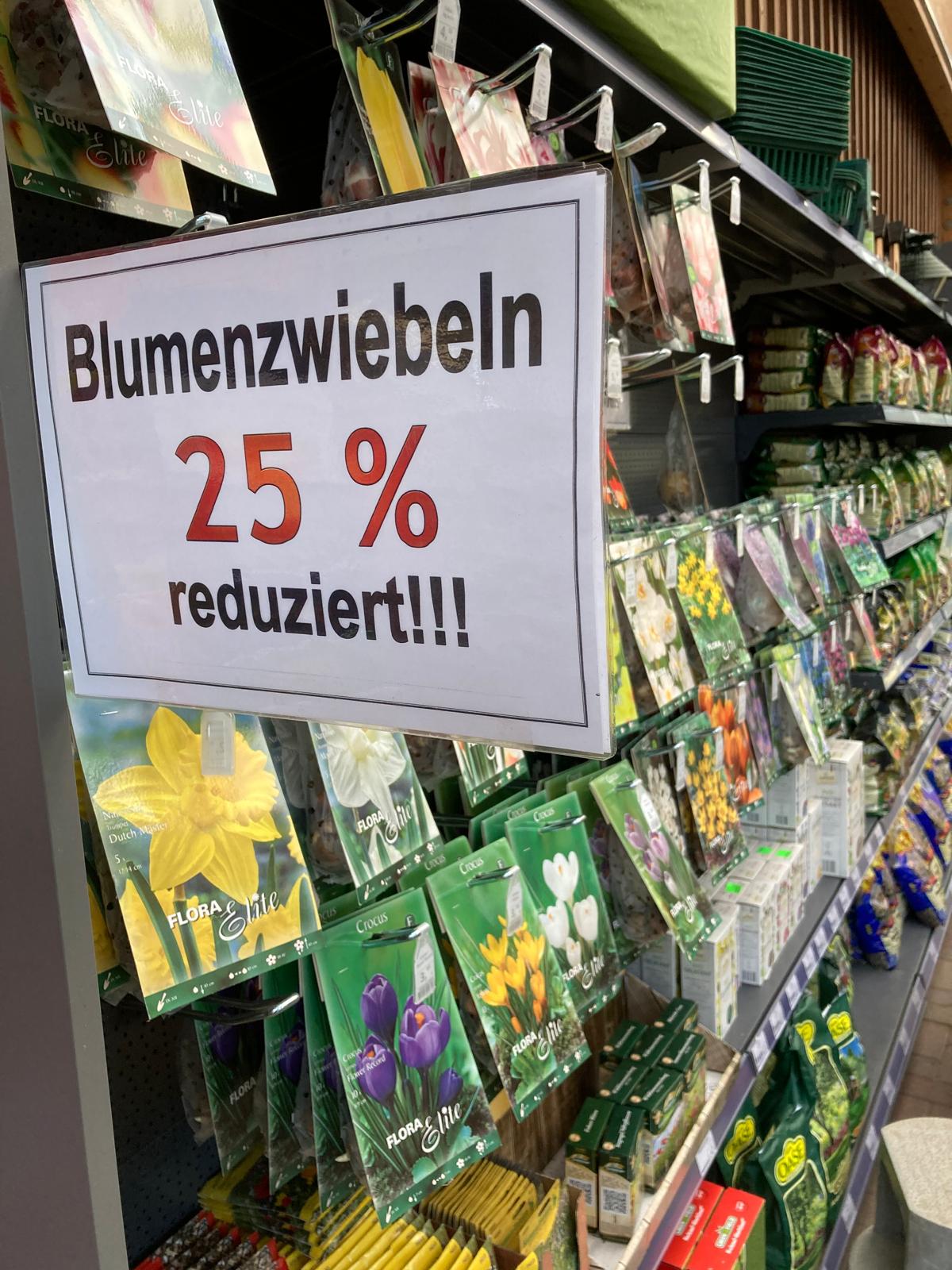 25% Rabatt auf alle Blumenzwiebeln